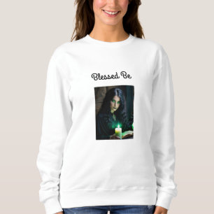 Gothic Pretty Witch, Dark Theme Sweatshirt