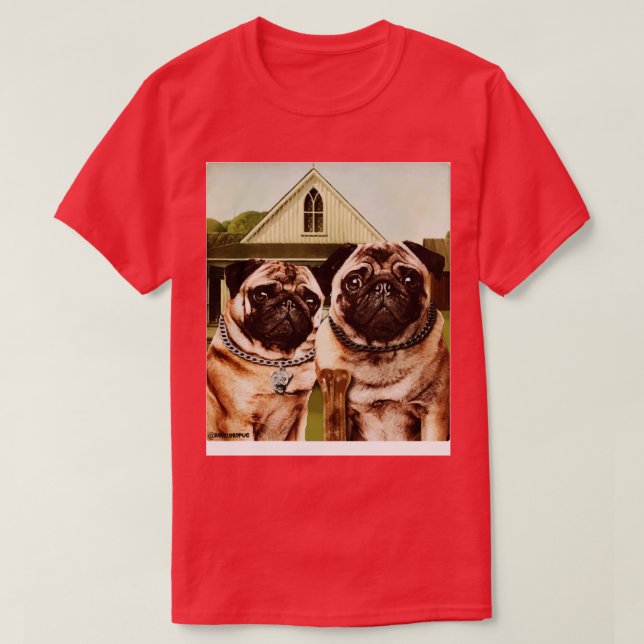 Gothic pugs T-Shirt (Design Front)