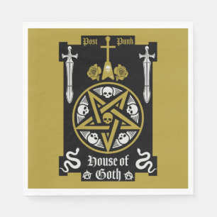 Gothic Punk Accessories Napkin