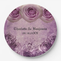 Gothic Purple Rose Wedding 