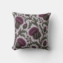 Gothic Purple Thistle – Dark Botanical Floral 
