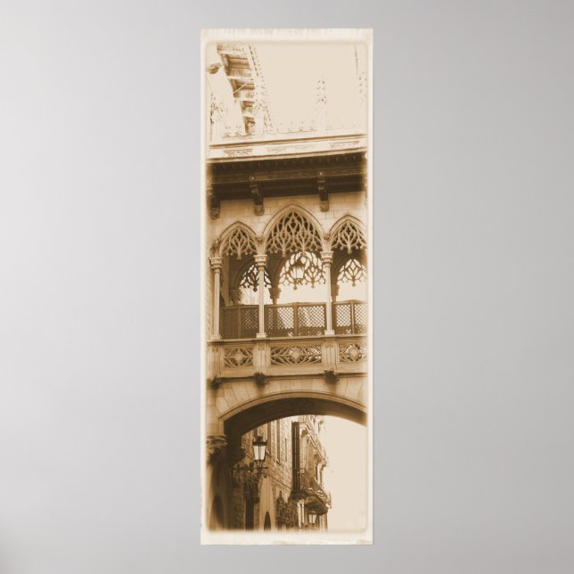 Gothic Quarter Barcelona Poster (Front)