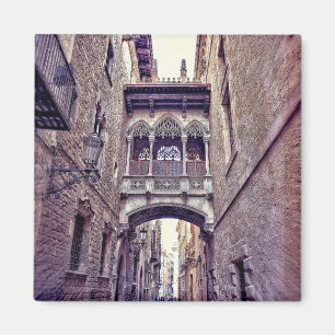 Gothic quarter in Barcelona, Spain Magnet