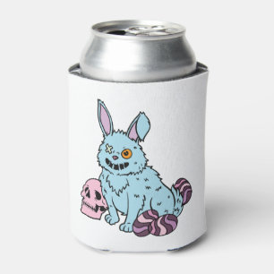 Gothic Rabbit Gothic Bunny Gothic Easter Emo Goth Can Cooler