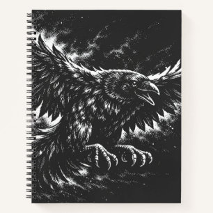 Gothic Raven – by BurnsInHell Notebook