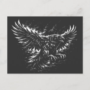 Gothic Raven – by BurnsInHell Postcard