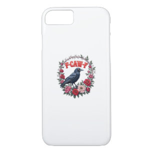Gothic Raven Funny Halloween F Caw F Vintage Case-Mate iPhone Case