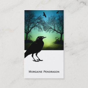 Gothic Raven Profile Card