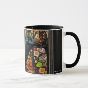 Gothic Raven Stained Glass Gothic Digital Art Mugs