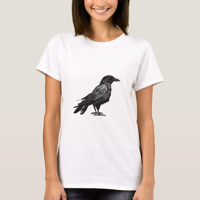 Gothic Raven T-Shirt (Front)