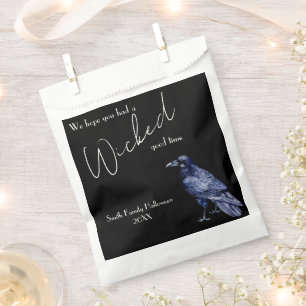 Gothic Raven Wicked Good Time Halloween Party Favour Bags