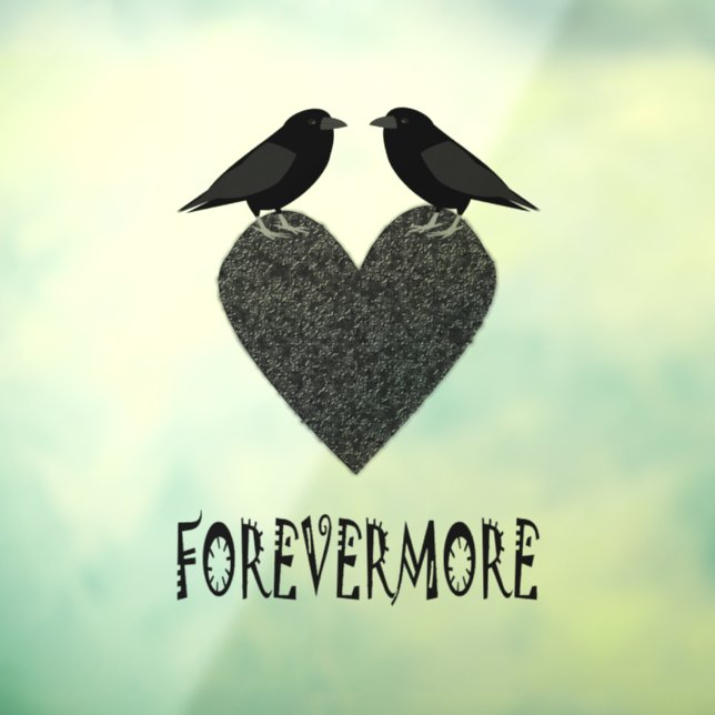 Gothic Ravens and Black Heart (Sheet 3)