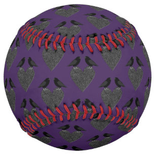 Gothic Ravens and Black Heart Softball