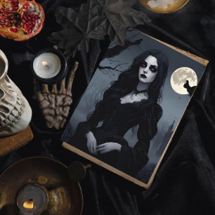 Gothic Reverie Lady Nocturne Poster