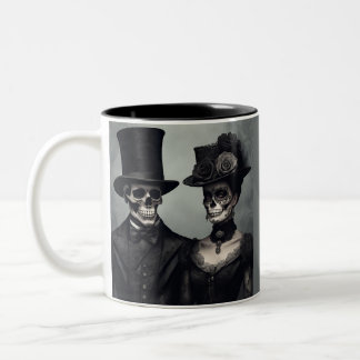 Gothic Reverie Love's Last Rite Two-Tone Coffee Mug