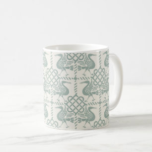 Gothic Revival Birds and Knots Coffee Mug