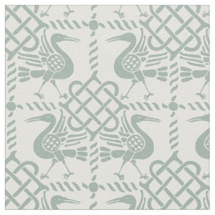 Gothic Revival Birds and Knots Fabric