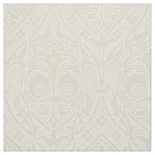 Gothic Revival Fleur de Lys - Ivory Fabric