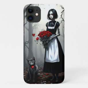 Gothic Robot Girl Case-Mate iPhone Case