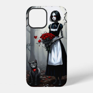 Gothic Robot Girl iPhone 12 Case