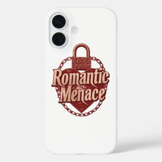 Gothic Romance Anti-Valentine Saying Case-Mate iPhone Case (Back)