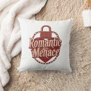 Gothic Romance Anti-Valentine Saying Cushion