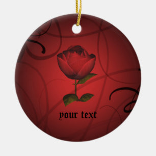 Gothic romance ceramic tree decoration