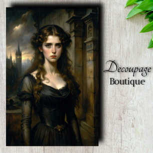 Gothic Romance Decoupage Tissue Paper
