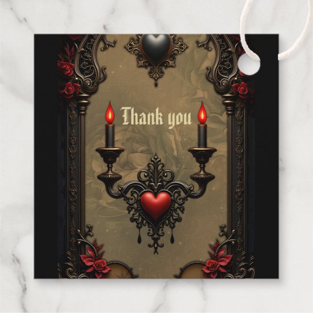 Gothic Romance: Hidden Passion Favour Tags (Back)