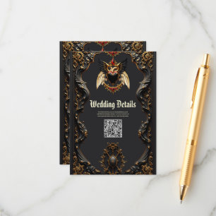 Gothic Romance, In the Shadows of Love. Enclosure Card