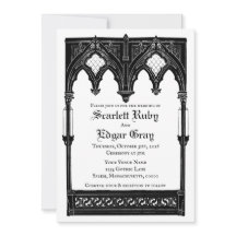 Gothic Romance Invitation