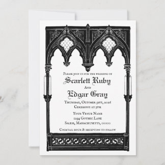 Gothic Romance Invitation