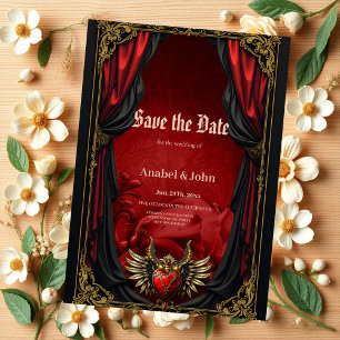 Gothic Romance, the heart of passion. Save The Date