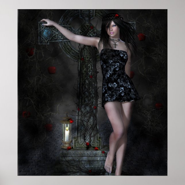 Gothic Rose Poster (Front)