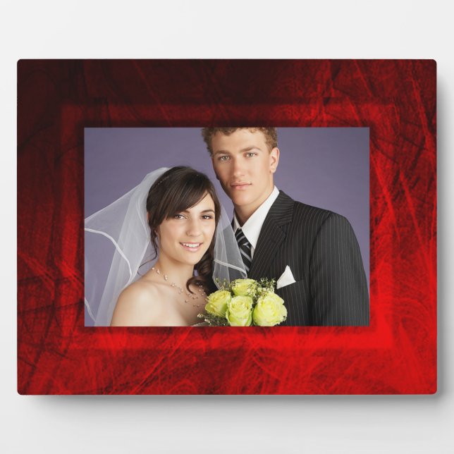 Gothic Rose Wedding Plaque (Front)