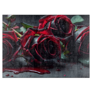 Gothic Roses Cutting Board