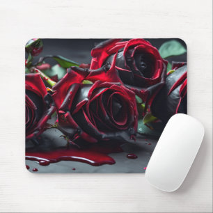 Gothic Roses Mouse Pad