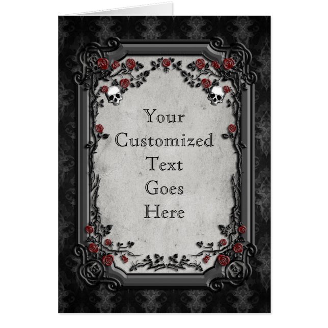 Gothic Roses & Skulls (Front)