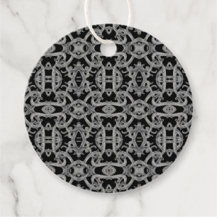 GOTHIC Round Gift Tags
