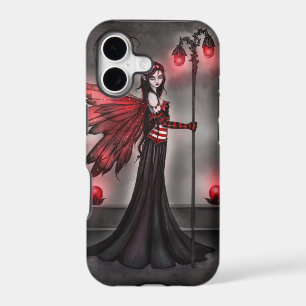 Gothic Ruby Fairy Fantasy Art iPhone Case