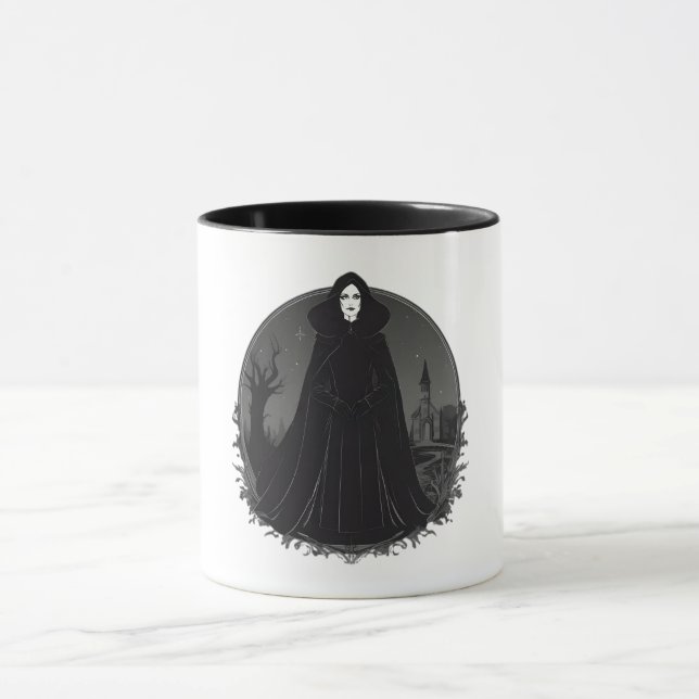 Gothic Salem Witch at Midnight Mug (Center)