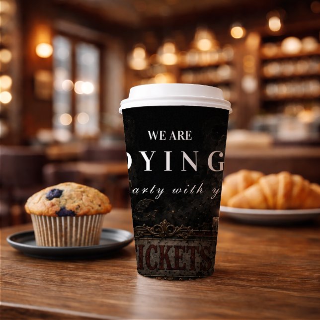 Gothic Scary Halloween Paper Cups (Creator Uploaded)