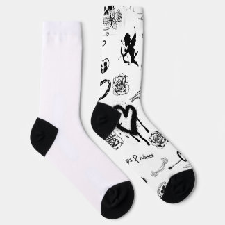 Gothic Seamless Pattern Socks
