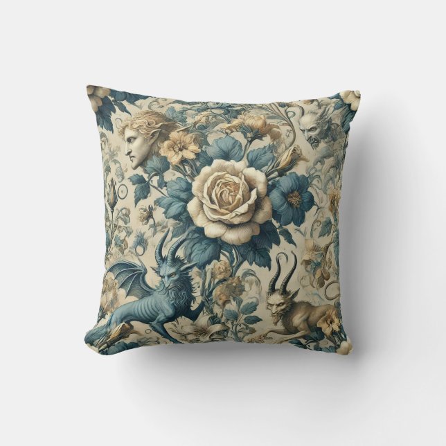 Gothic Serenade – Gothic Victorian Cushion (Front)