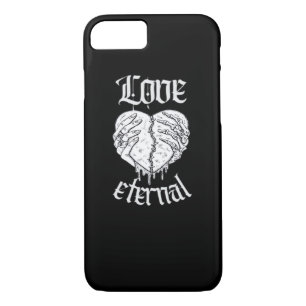 Gothic Skeleton Heart Hands Retro Aesthetic Case-Mate iPhone Case