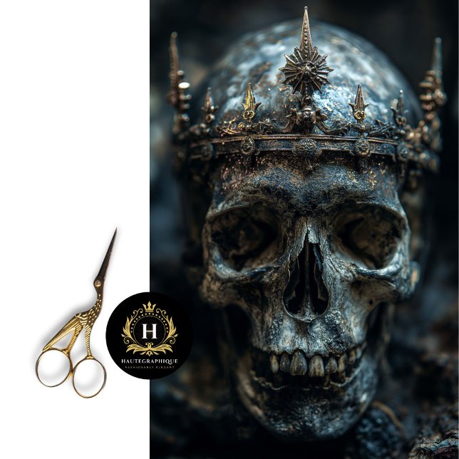 Gothic Skeleton Skull Decoupage  Tissue Paper (Creator Uploaded)