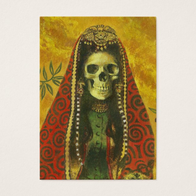 Gothic Skeleton Witch ACeO Artists Trading Cards (Front)