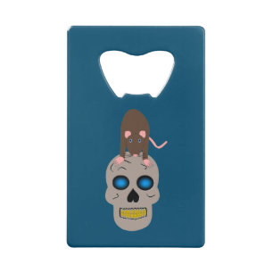 Gothic Skull and Rat Halloween