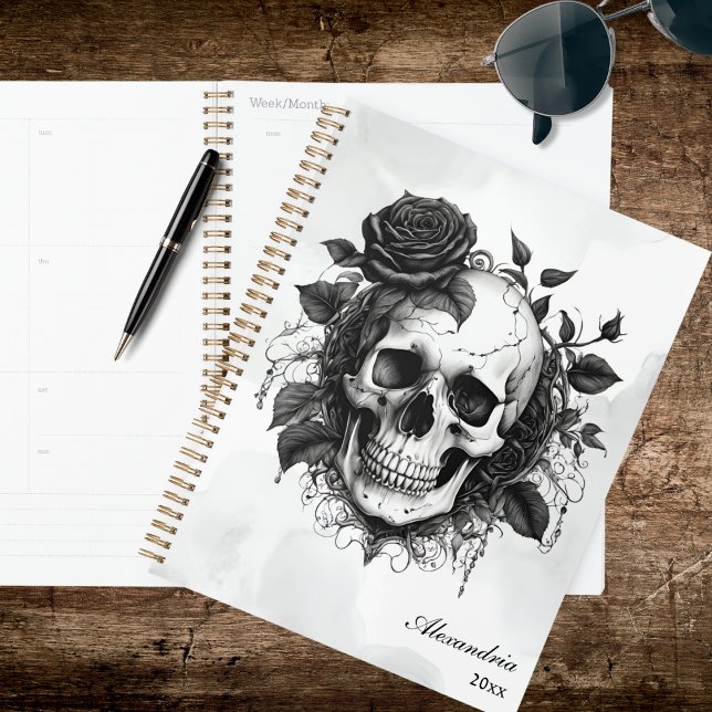 Gothic Skull & Black Roses Planner (Creator Uploaded)