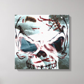 Gothic Skull Canvas Wall Art